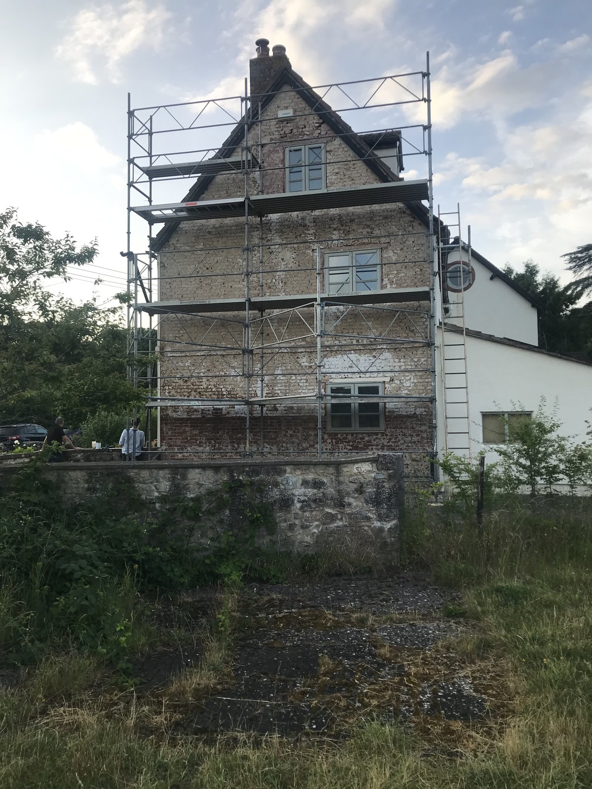 An image of llanishen cottage paint removal before 002 goes here.