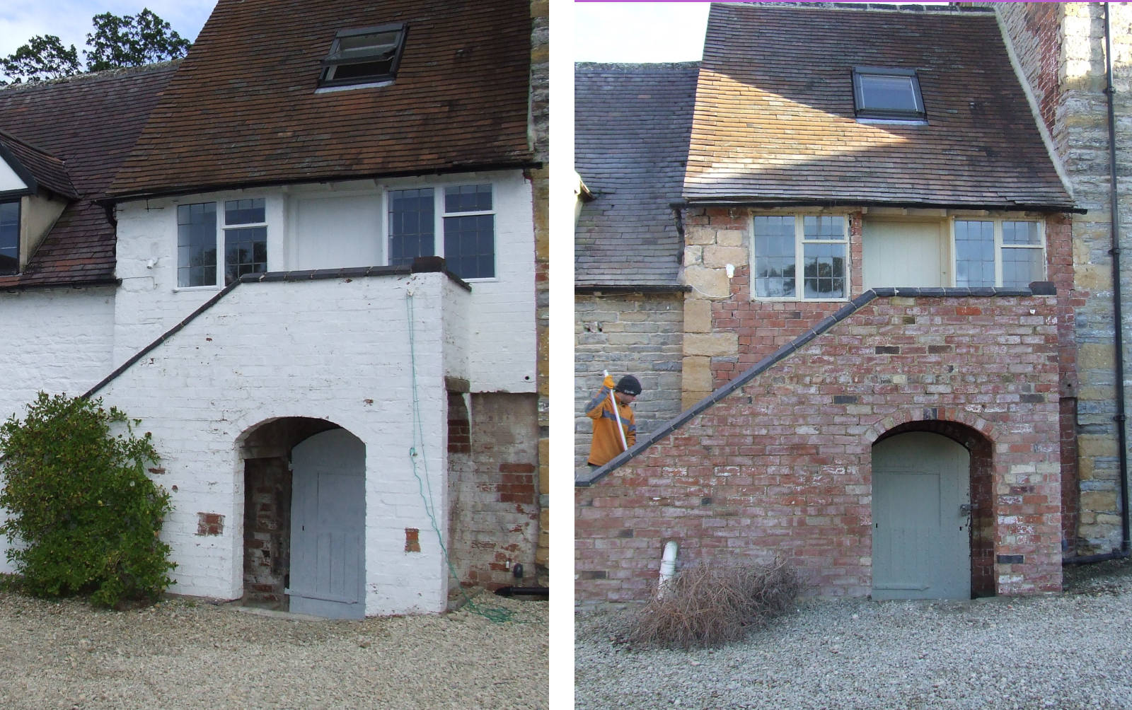 Removing old paint from brickwork and stone can be a nightmareImage with link to high resolution version
